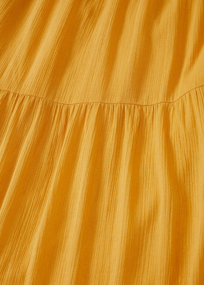 MNG - Vestido largo volantes Biel