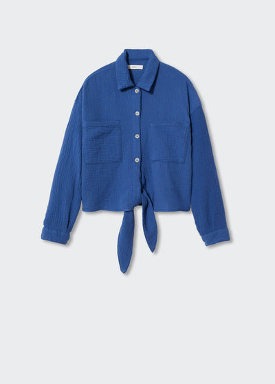 MNG - Camisa algodón bambula