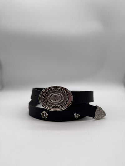 Unico - Cinturon Hebilla Metal Negro