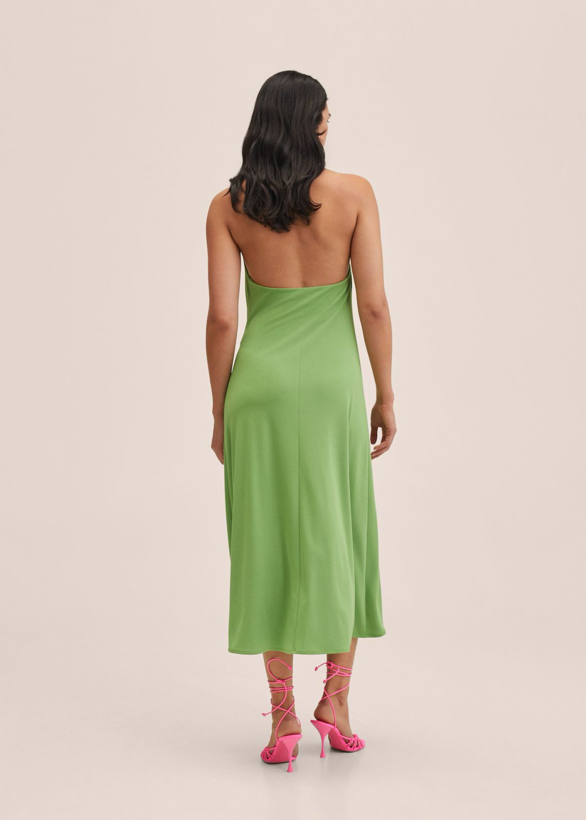 MNG - Vestido cuello halter