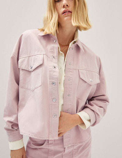 MNG - Sobrecamisa vaquera bolsillos