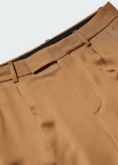 MNG - Pantalón satinado detalle pinzas