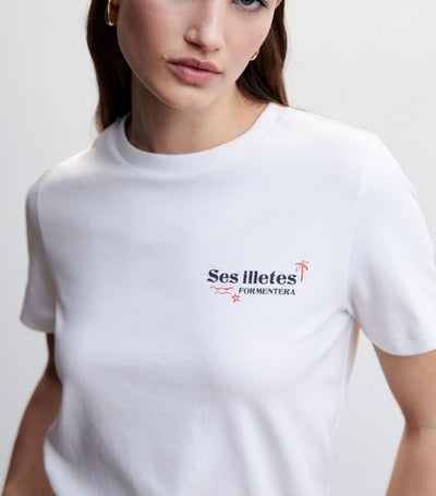 MNG - Camiseta estampada algodón