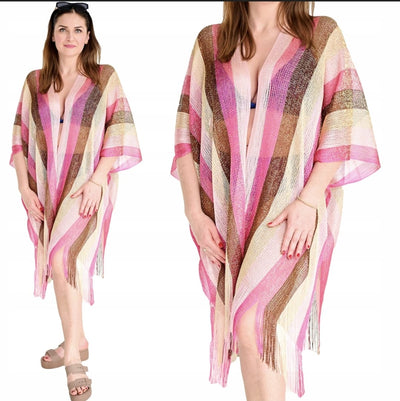 Essentials - Kimono con lurex