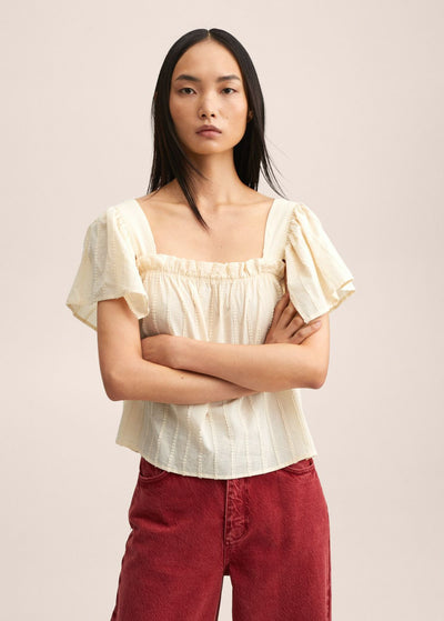 MNG - Blusa 100% algodón
