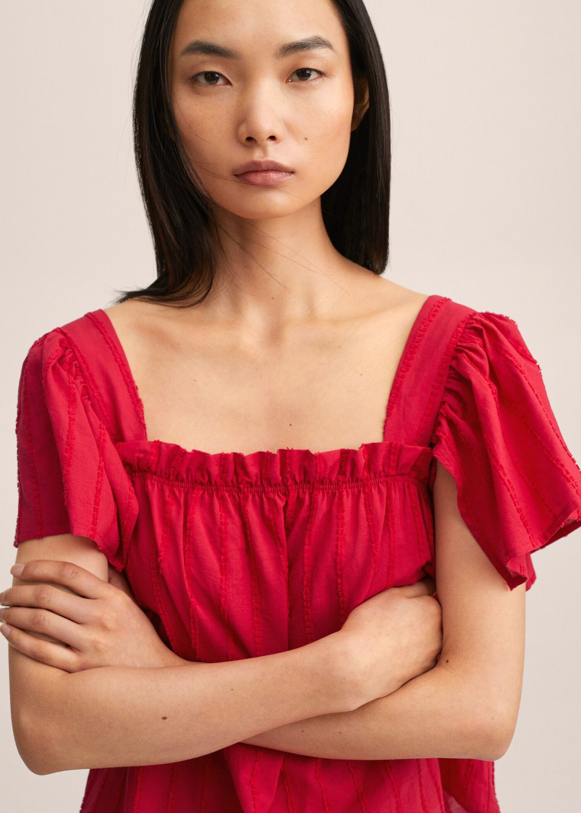 MNG - Blusa 100% algodón