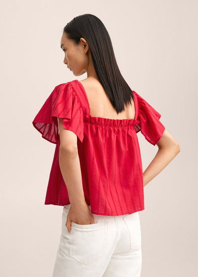 MNG - Blusa 100% algodón
