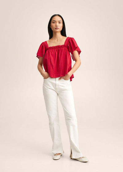 MNG - Blusa 100% algodón