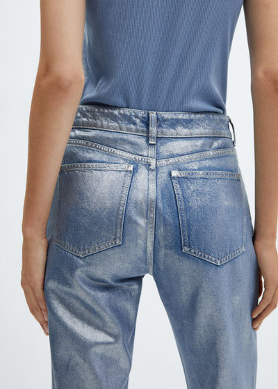 MNG - Jeans rectos foil