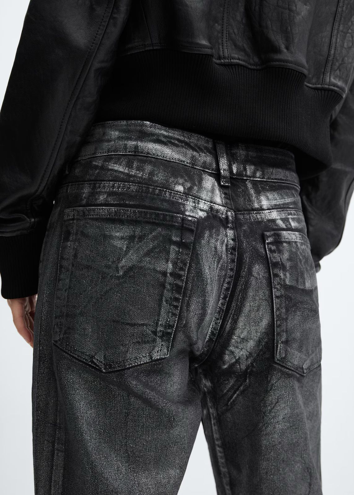 MNG- Jeans rectos foil