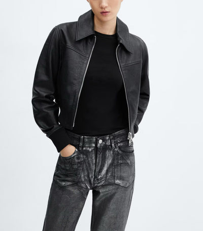 MNG- Jeans rectos foil