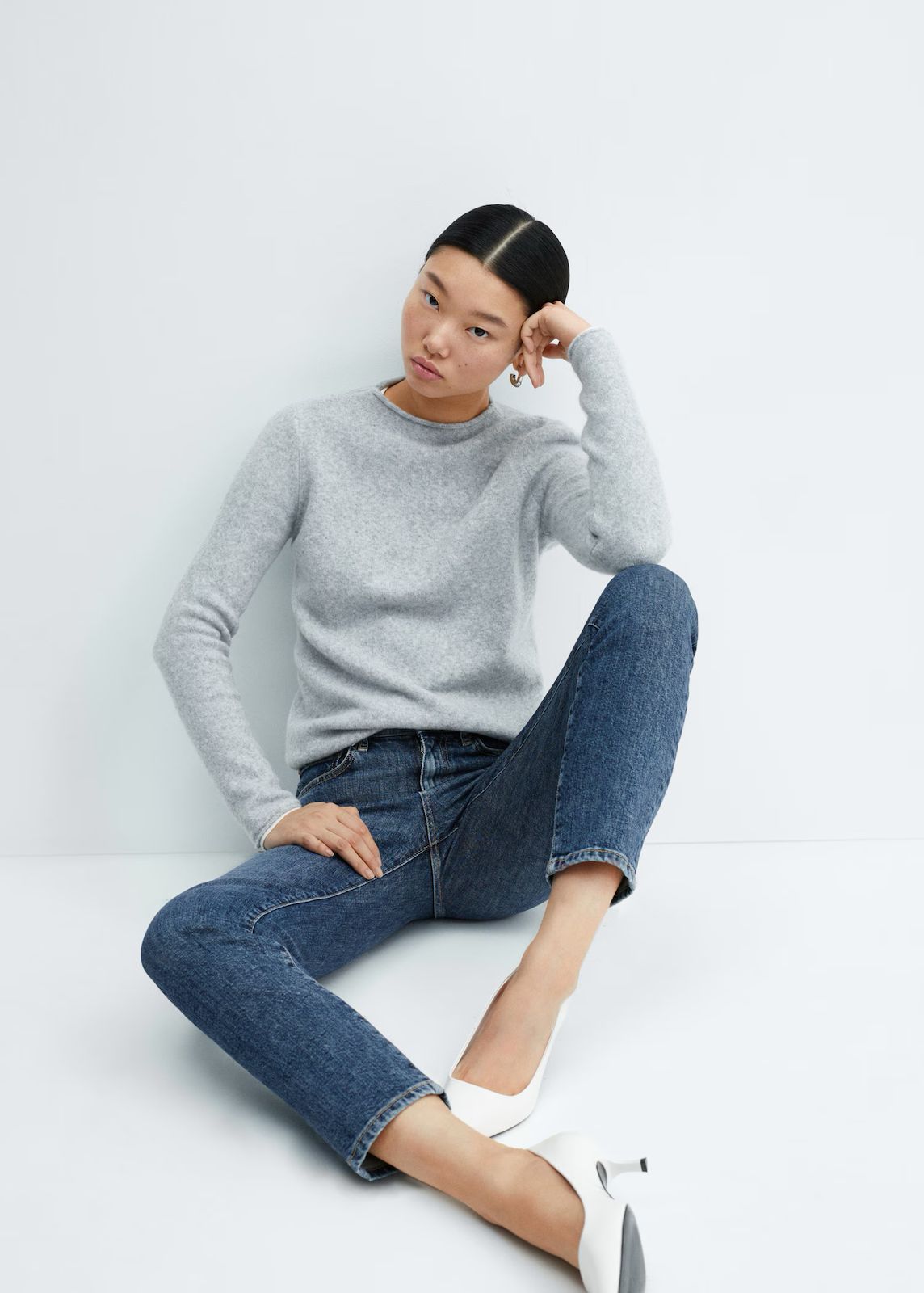 MNG- Jeans Claudia slim crop