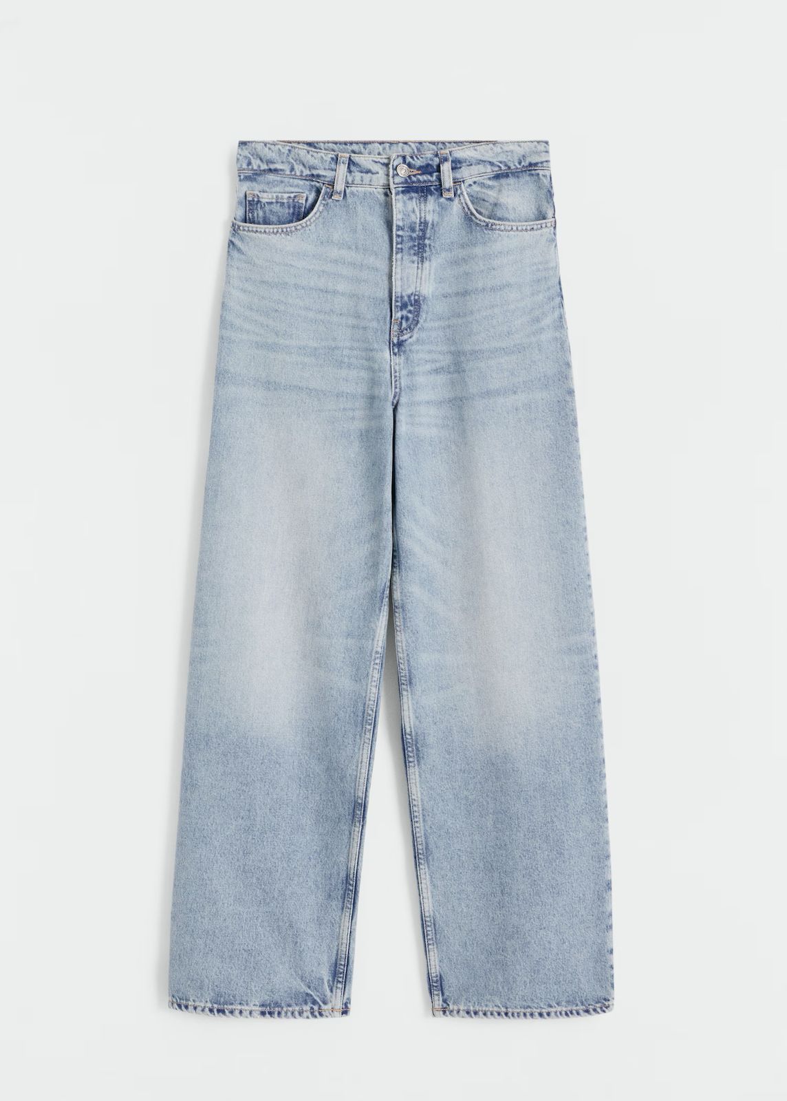 MNG - Jeans wideleg tiro medio