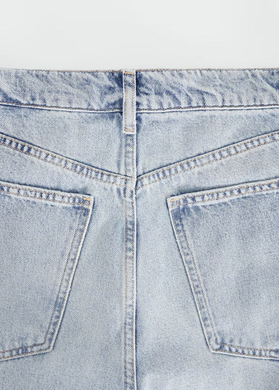 MNG - Jeans wideleg tiro medio