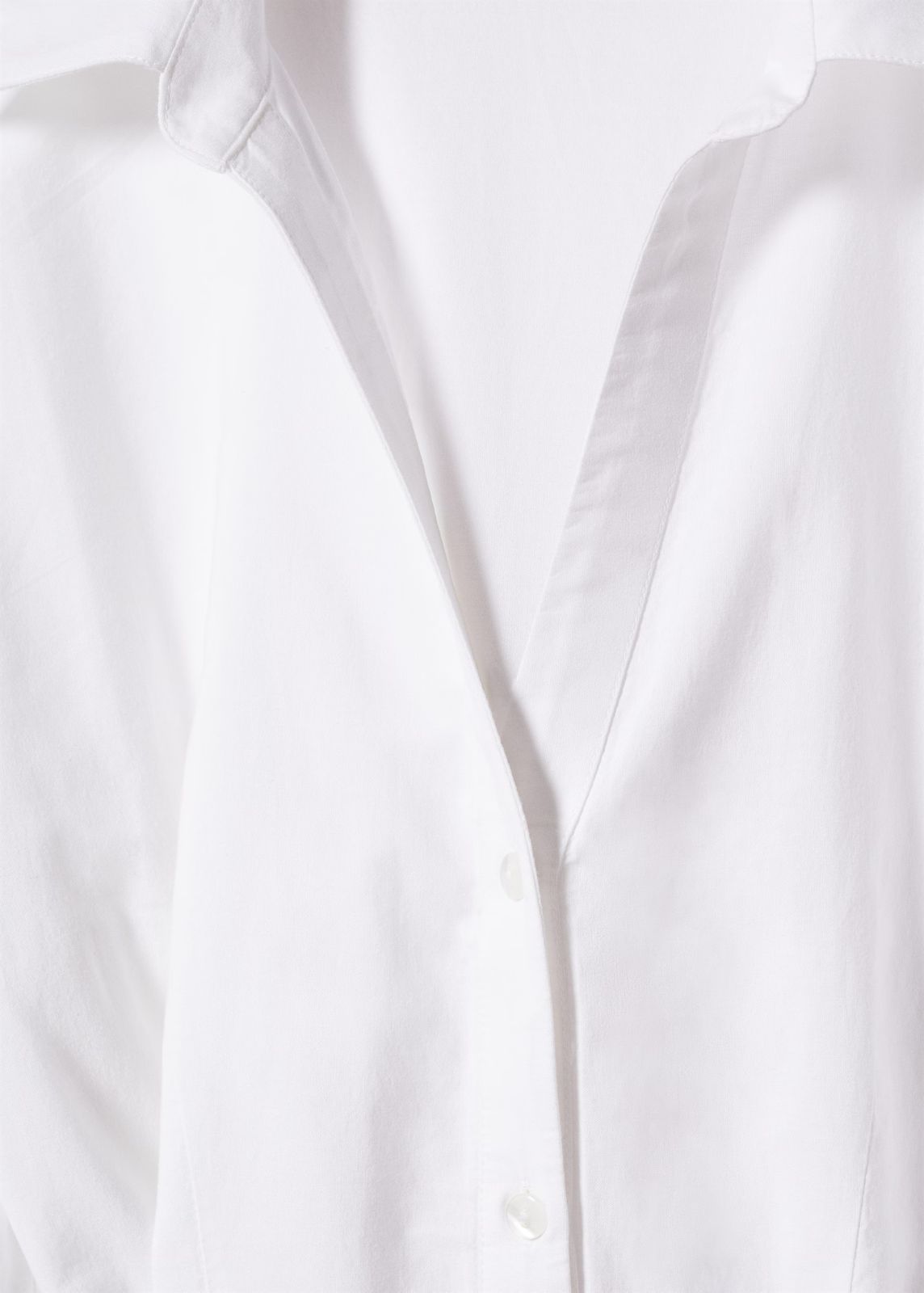 MNG - Vestido camisero bordado suizo