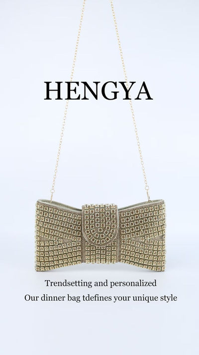 Essentials -  Clutch Brillantes Dorado