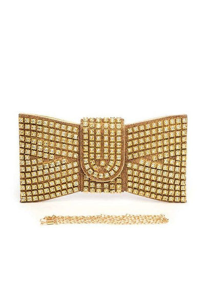 Essentials -  Clutch Brillantes Dorado