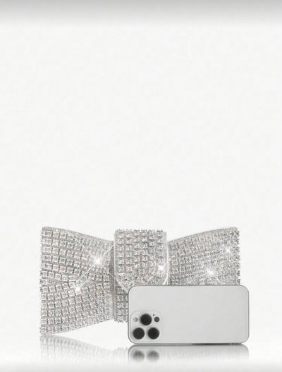 Essentials -  Clutch Brillantes Plata