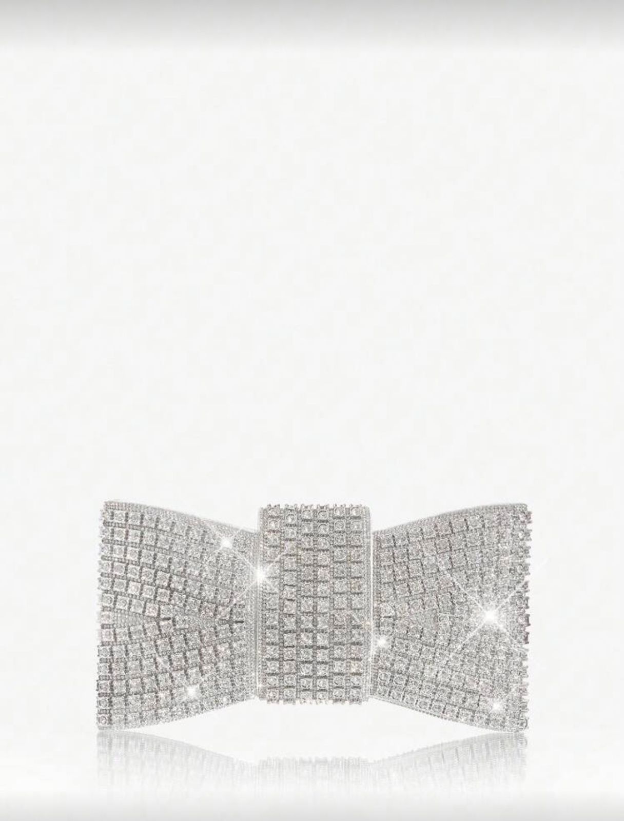 Essentials -  Clutch Brillantes Plata