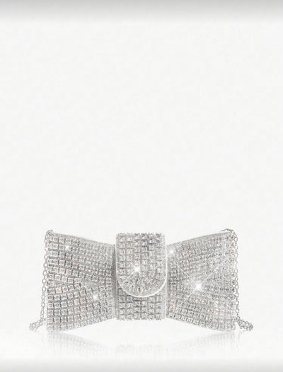 Essentials -  Clutch Brillantes Plata