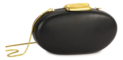 essentials - Clutch ecoccuero negro