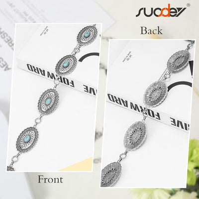 Unico - Cinturon Vintage Turquesa