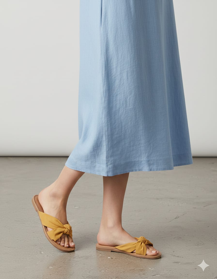 Forever 21 - Sandalias Bow Liso