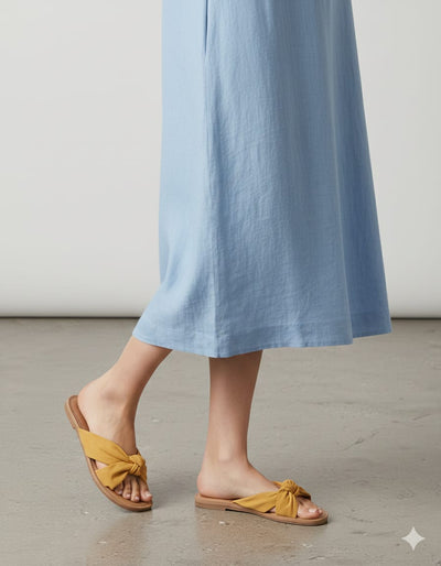 Forever 21 - Sandalias Bow Liso