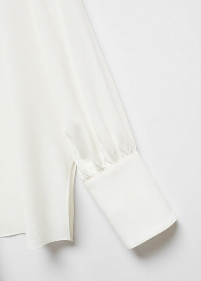 MNG - Blusa lazo cuello