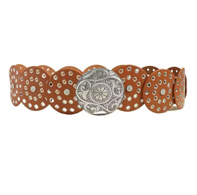 Unico - Cinturon Boho Chocolate y Suela