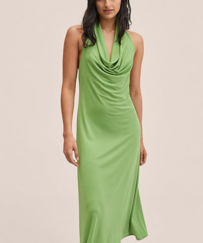 MNG - Vestido cuello halter