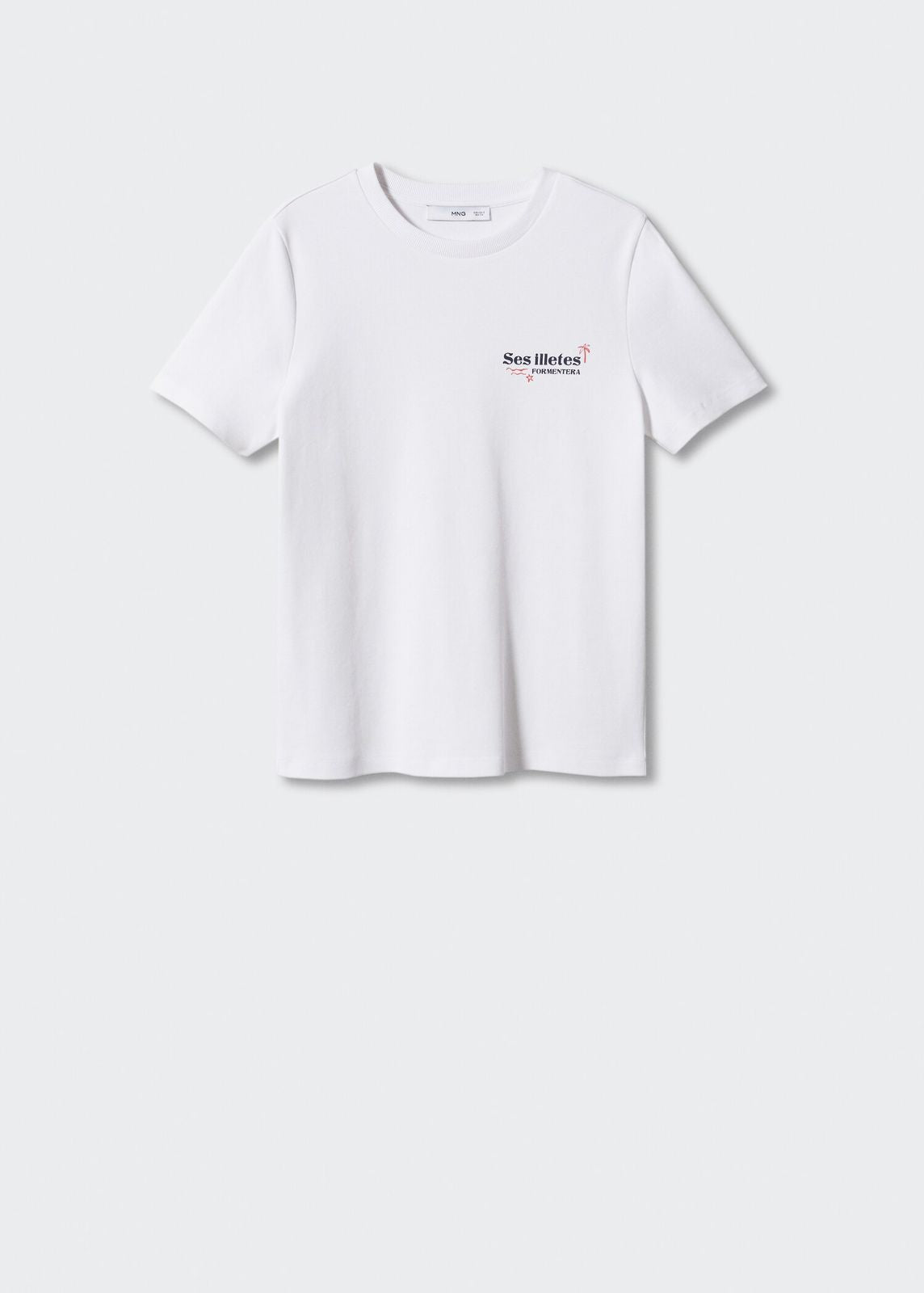 MNG - Camiseta estampada algodón