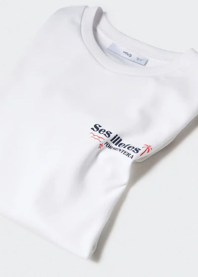 MNG - Camiseta estampada algodón