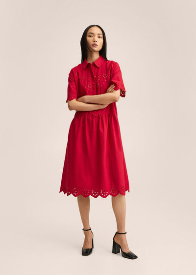 MNG - Vestido Camisero Cloud-h