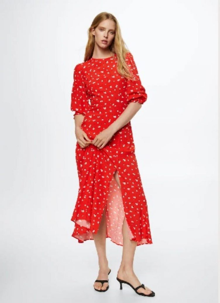 MNG - Vestido estampado flores