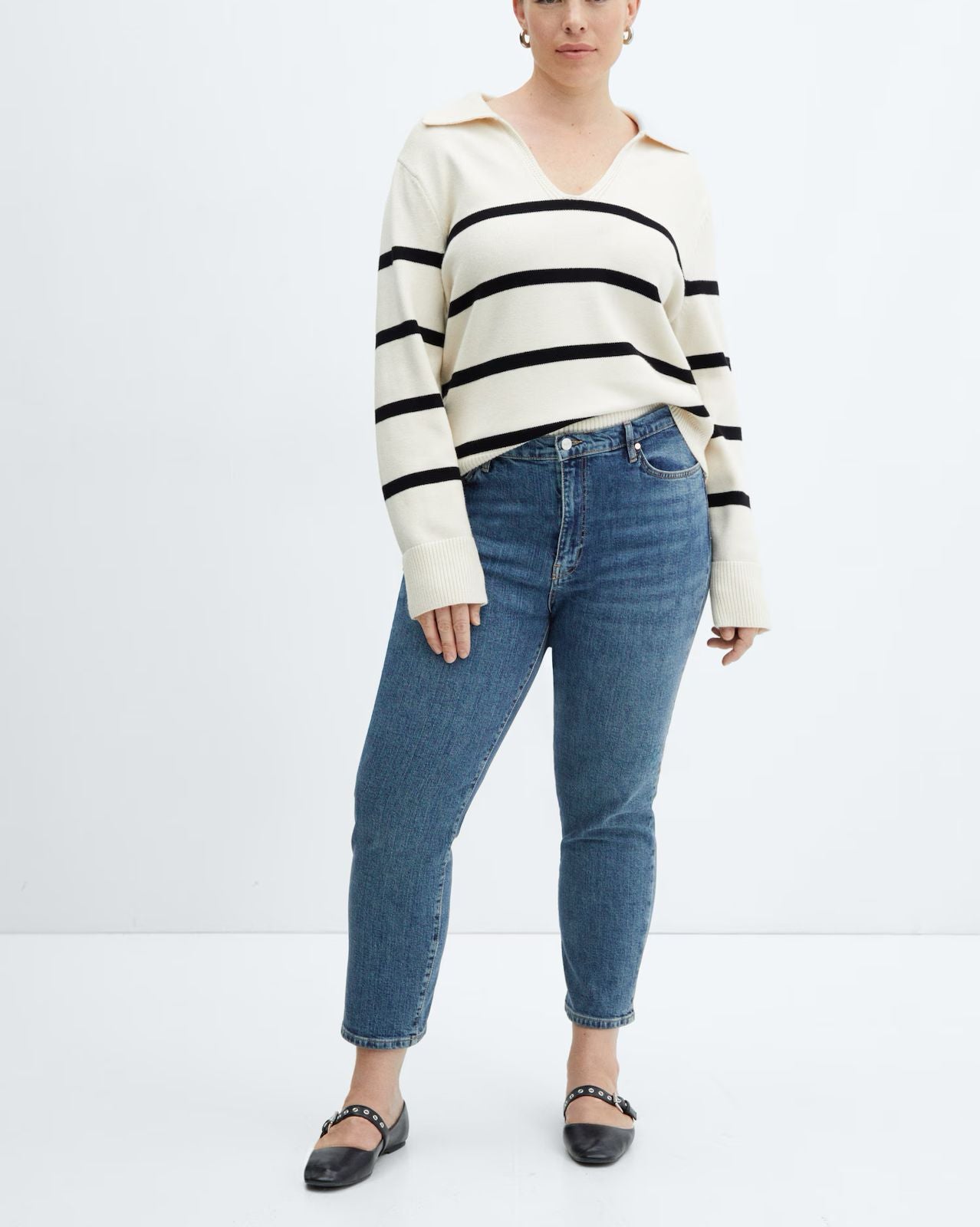 MNG- Jeans Claudia slim crop