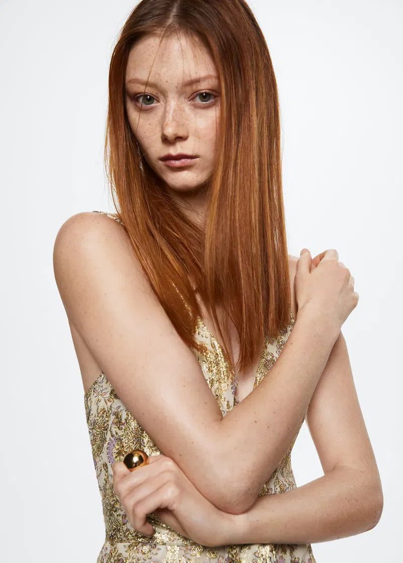 MNG - Mono estampado de lúrex