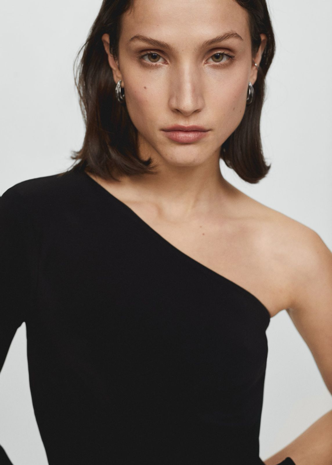 MNG - Vestido asimétrico maxi flor – Rebajas