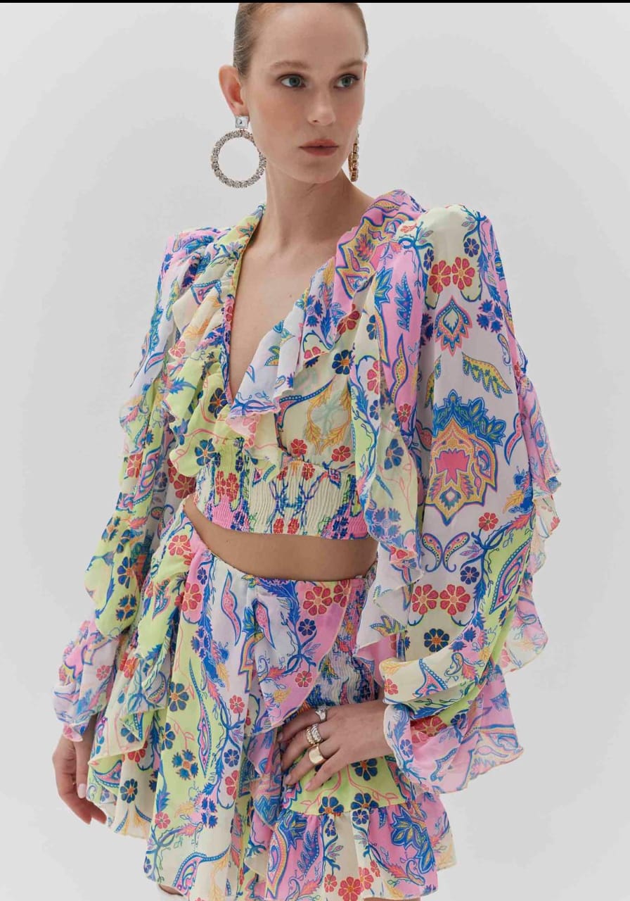 CINNTRE - Amarante - Top Estampado
