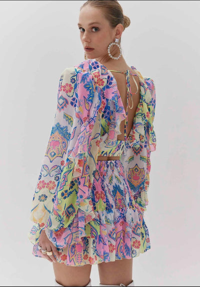 CINNTRE - Amarante - Top Estampado