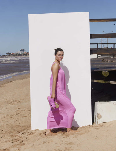 Rotunda - Vestido Auset Fuchsia