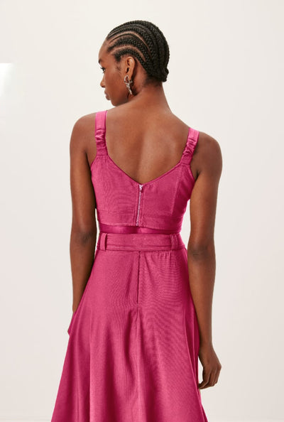 Mia Bakana - Dimy - Top Crop Tirantes Rosa