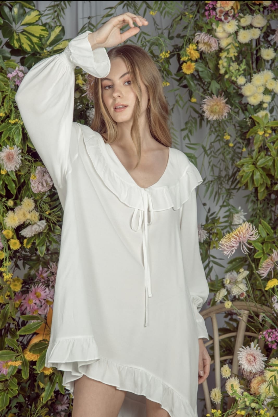 Project White - Casa Rincon - Vestido Winehouse Beige