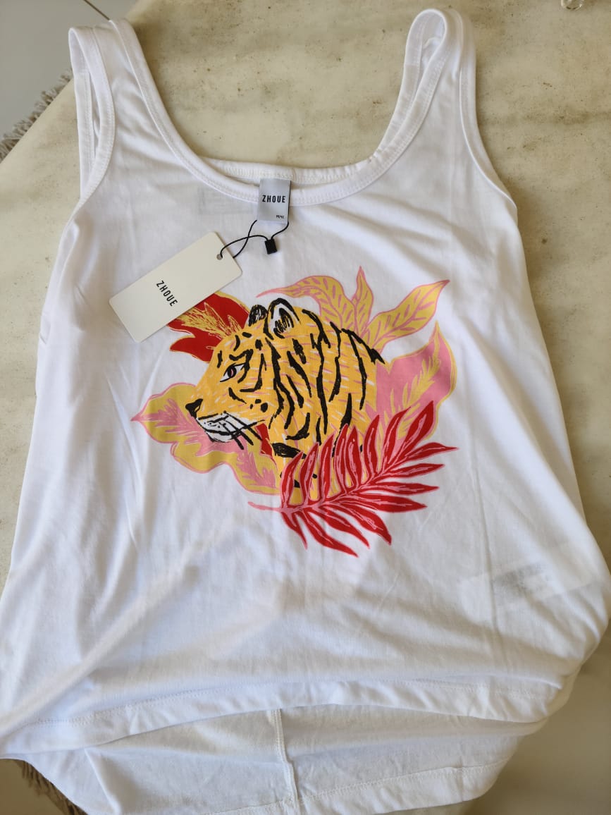 Zhoue - Musculosa Naomi Blanca