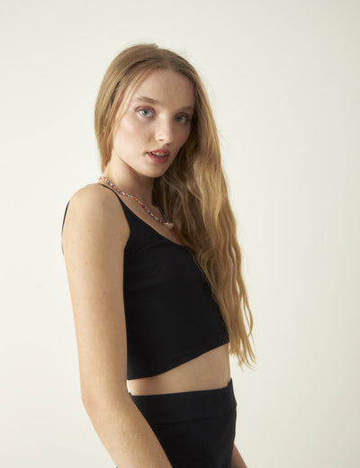 Rotunda - CropTop Bare Black