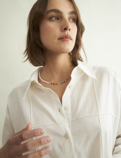 Rotunda - Camisa Bec Off White
