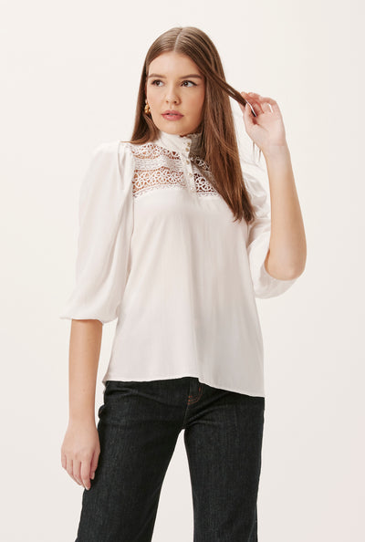 Mia Bakana - Dimy - Blusa con Guipur