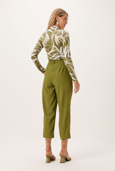 Mia Bakana - Pantalon con Cinturon verde y en fucsia