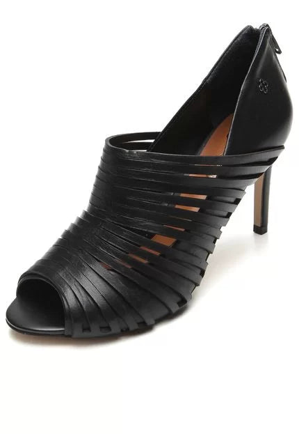 Capodarte - Zapato Peep Toe Negro