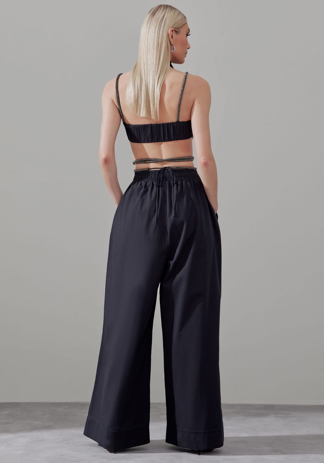 CINNTRE - Amarante - Pantalon Negro